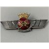 Image 1 : WWII SPAIN AIR FORCE RADIO OPERATOR WINGS BADGE