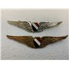 Image 3 : EGYPT VINTAGE EGYPTIAN AIR FORCE PILOT WINGS LOT OF 2
