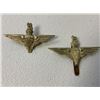 Image 1 : UK PAIR OF WWII PARACHUTE REGIMENT BERET CAP BADGES