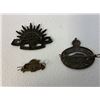 Image 2 : COMMONWEALTH AUSTRALIAN AND CANADIAN WWII REGIMENTAL BADGES