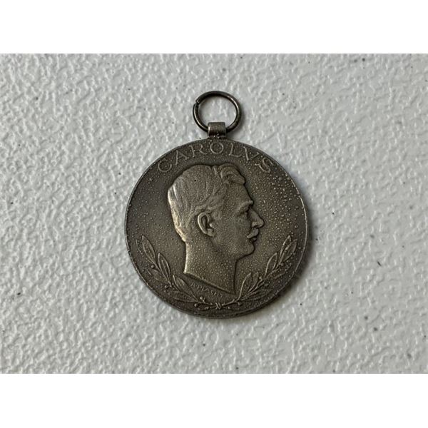 WWI AUSTRIA HUNGARY EMPIRE WOUND MEDAL LAESO MILITI KARL I