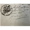 Image 8 : ANTIQUE AUSTRIAN EMPIRE OFFICIAL DOCUMENT SIGNED WITH WAX SEAL 1825 DATED