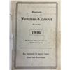 Image 2 : IMPERIAL GERMANY "FAMILIEN KALENDAR" 1916 ALMANAC CALENDAR MAGAZINE