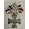 Image 1 : WWI IMPERIAL GERMAN IRON CROSS PATRIOTIC PIN BACK DECORATION