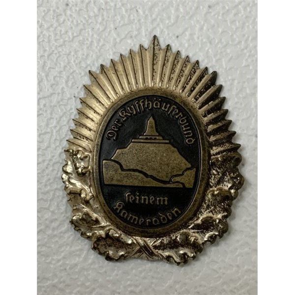 WWI GERMAN VETERANS ASSOCIATION BADGE