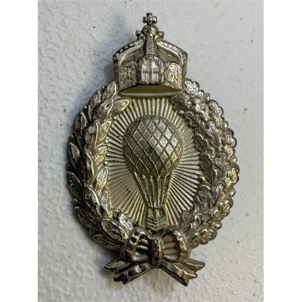 GERMANY WWI COMMEMORATIVE BALLOON PILOT BADGE