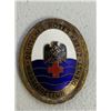 Image 1 : GERMANY THIRD REICH RED CROSS WATTER RESCUE ENAMEL BADGE