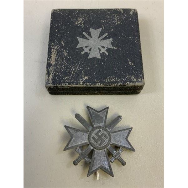 WWII NAZI GERMAN WAR MERIT CROSS 1st CLASS WITH SWORDS WITH BOX
