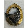 Image 1 : WWII GERMAN NAVY KRIEGSMARINE DESTROYER WAR BADGE