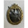 Image 1 : WWII GERMAN NAVY KRIEGSMARINE COASTAL ARTILLERY BADGE