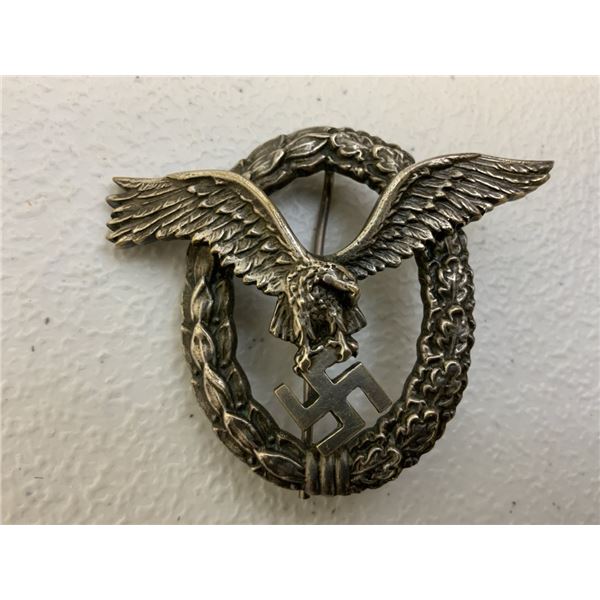 GERMANY THIRD REICH LUFTWAFFE PILOT BADGE G.H. OSANG