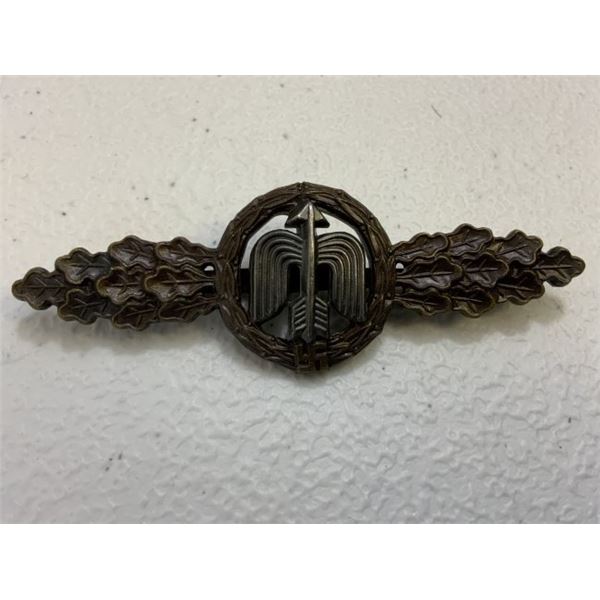 WWII GERMAN LUFTWAFFE SHORT RANGE DAY FIGHTHER FLIGHT CLASP BRONZE