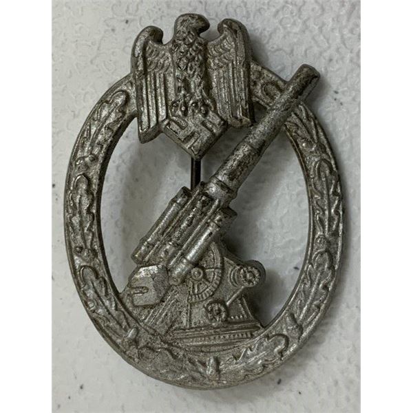 WWII NAZI GERMAN ARMY FLACK BADGE BY W.H. WIEN