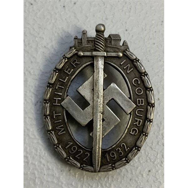 NAZI GERMANY EARLY NSDAP 1922 - 1932 BADGE