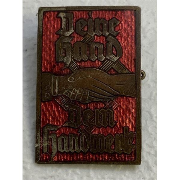 GERMANY THIRD REICH EARLY ENAMEL BADGE PIN