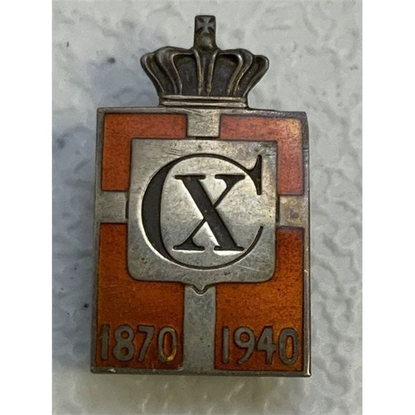 GERMANY THIRD REICH 1940 70 YEARS ANNIVERSARY FRANCO PRUSSIAN WAR ENAMEL PIN