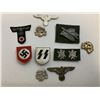 Image 1 : NAZI GERMANY THIRD REICH INSIGNIA REENACTORS LOT