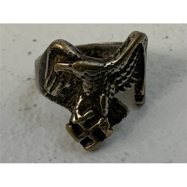 WWII GERMAN LUFTWAFFE EAGLE RING