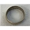 Image 1 : WWII GERMAN SILVER RING MADE FROM WWI GERMAN SILVER COIN