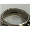 Image 6 : WWII GERMAN SILVER SS SCULL RING DEAT'S HEAD SS
