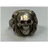 Image 2 : WWII GERMAN SILVER SCULL SS RING