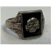 Image 1 : WWII GERMAN SS SCULL RING DEAT'S HEAD WITH SS MOTTO