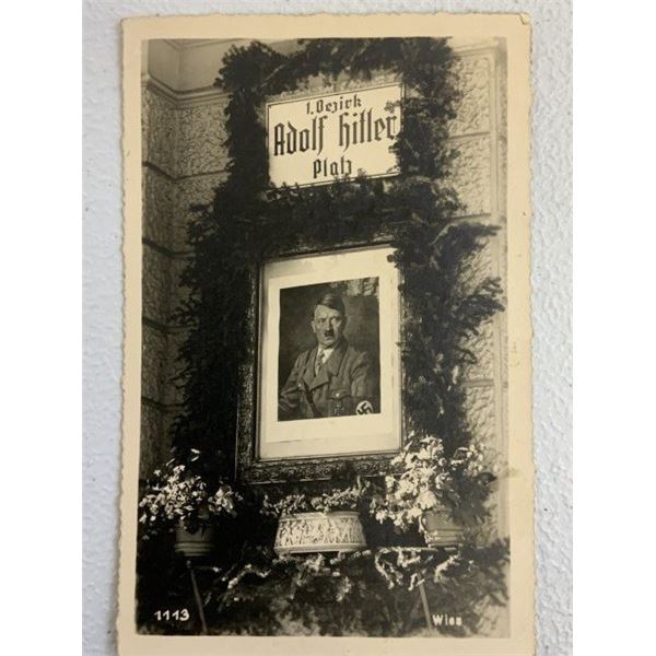 NAZI GERMANY ADOLF HITLER POSTCARD