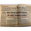 Image 2 : GERMANY THIRD REICH WWII GERMAN NEWSPAPER "Volkisher Beobachter" JANUARY 6 , 1941