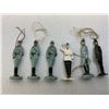 Image 1 : GERMANY THIRD REICH PLASTIC POLICE OFFICERS TOY SOLDIERS CHRISTMAS HANGING DECORATIONS