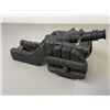 Image 3 : ANTIQUE MODEL OF A METAL CANNON WITH WOODEN MOUNT