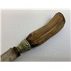 Image 4 : ANTIQUE BRITISH VICTORIAN HUNTING KNIFE WITH STAG GRIP
