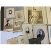 Image 4 : ANTIQUE PHOTOGRAPHY LARGE LOT OF STUDIO PHOTO CARDS PORTRAITS
