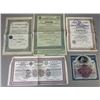 Image 1 : IMPERIAL RUSSIA SET OF 5 VARIOUS IMPERIAL RUSSIAN RAILROAD BONDS