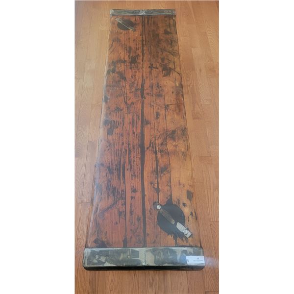 A Gorgeous Rustic Living Room Table