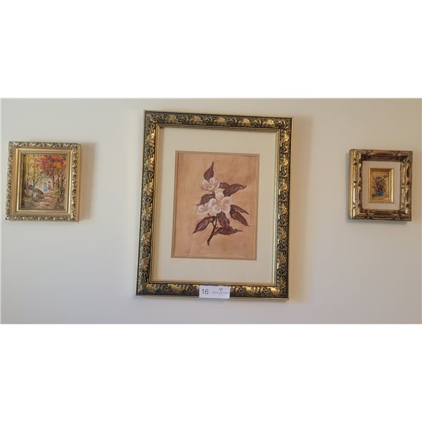 Gorgeous Assortment Of Beautiful Paintings, All Framed With Picture Frames