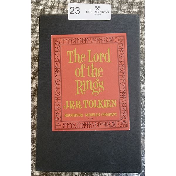 The Lord Of The Rings Trilogy By Houghton Mifflin Company