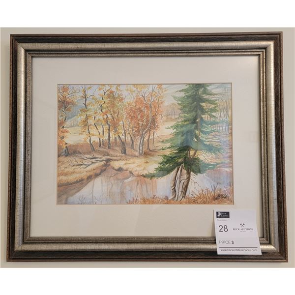 A Pair of Excellent Rural-Themed Paintings By Sheets and Davidson