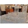 Image 4 : A Collection Of Crystal Vases and Candy/Serving Trays