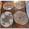 Image 1 : An Assortment Of Four Beautiful Glass Serving Trays