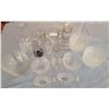 Image 2 : A Glorious Assortment Of Glass Dishes( Bowls, Shot Glasses, Creamers, Coffee Mugs etc.)