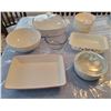 Image 1 : A Bright Assortment Of White Dishware (Bowls, Casserole Dishes, Serving Trays etc.