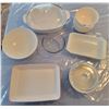 Image 2 : A Bright Assortment Of White Dishware (Bowls, Casserole Dishes, Serving Trays etc.
