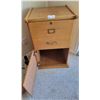 Image 3 : A Vintage Wooden Filing Cabinet