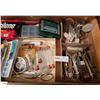 Image 2 : A Huge Assortment Crafting Items (Giant Magnifying Glass, Pins, Exacto Knife Blades, Scissors etc.)