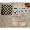 Image 3 : An Assortment Of Excellent Game Boards (Chess, Backgammon, Amish Board, Crib, and Peg Solitaire)