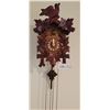 Image 2 : A Charming Cuckoo Clock With A Beautiful Cardinal On Top
