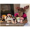 Image 2 : A Hilarious Assortment Of Stuffed Animals; Including 8 T.Y. Babies, Garfield, and Xmas Stuffies