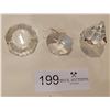 Image 2 : A Trio Of Beautiful Crystal Ornaments