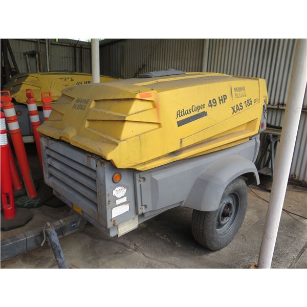 Atlas Copco XAS 185 JD7 PE Portable Air Compressor