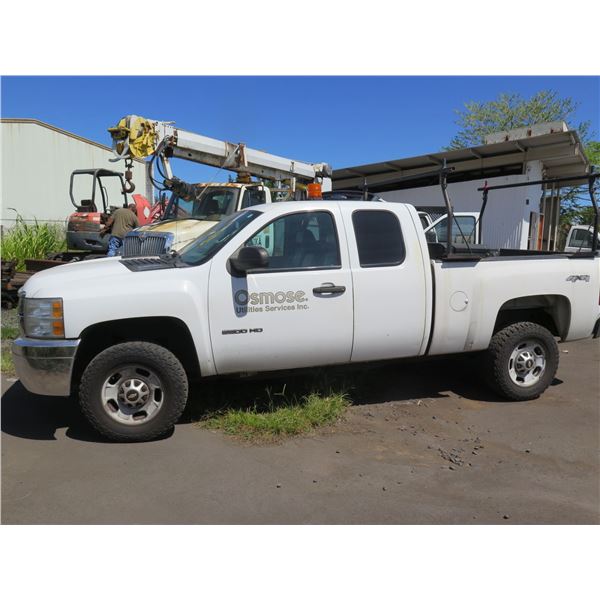 2012 Chevy 2500HD Truck, 4-Wheel Drive, Lic. 281TTV